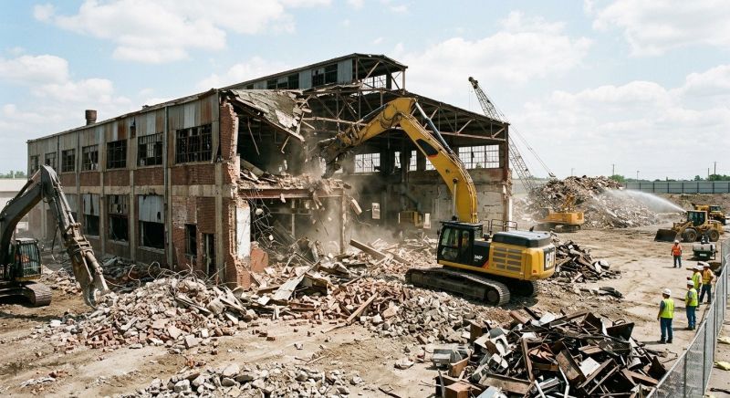 Factory Demolition in Sacramento, CA